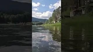 Сплав по р. Мана . Идем на базу отдыха Мана град