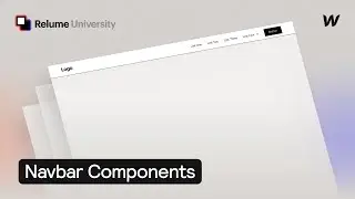 Webflow Navbar Tutorial | Relume Library