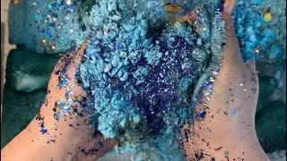 Dyed BSN Glitter Burst + Dusty Reforms Crush ASMR!