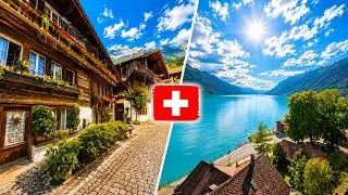 🇨🇭🪄 A Fairytale Come to Life ✨ | Walking Through Brienz, Switzerland (4K)