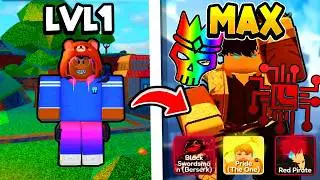 The LUCKIEST Noob To Pro in Anime Last Stand #1 (Roblox)