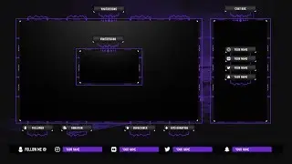 Twitch Live Stream Overlay Template Tutorial