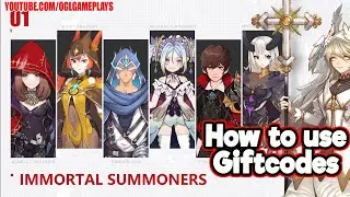 Immortal Summoners Gameplay (50xSummons + how to use free Gift Codes) Android