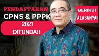 Pendaftaran CPNS dan PPPK 2021 DITUNDA!! berikut Alasannya!
