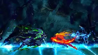 Gill VS Susano'o [Street Fighter X BlazBlue X ANIME X MUGEN][MUGEN BOSS Fight 2022][OHMSBY X SFIII3]