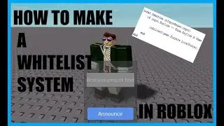 How To Make A Whitelist System in Roblox
