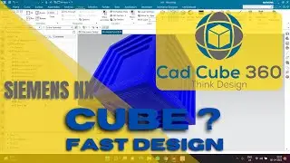 STEPPED CUBE DESIGN WITH ADVANCED COMMANDS? | ADVANCE NX | DESIGN FAST | SIEMENS NX | LATEST | HINDI