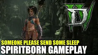 Sleep Deprived Leveling - Post Story - Quill Volley Eagle Spiritborn - Vessel of Hatred - Diablo 4