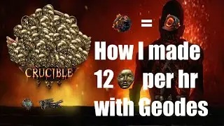 [PoE 3.21] How I made 12+div/hr opening Geodes.  INSANE profit margins.