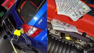 Supercharged K24 Honda Fit 354whp vs Supercharged K20 Honda Civic Si 380whp