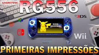 RG556 rodando SWITCH, Wii, 3DS e PS2! MELHOR CONSOLE PORTÁTIL da ANBERNIC vs Retroid Pocket 4pro