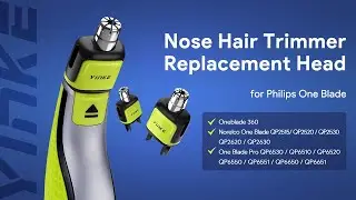 Yinke Nose Hair Trimmer Heads Replacement for OneBlade