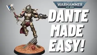 How to Paint Commander Dante, Chapter Master of the Blood Angels! Suitable for beginners!
