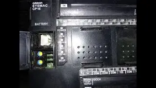 CP1E OMRON PLC port using value chage