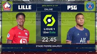 Лилль 1-5 ПСЖ Онлайн Трансляция Чемпионат Франции | LOSC Lille 1-5 PSG Live Match