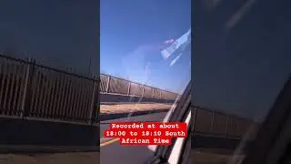 A fire at Transnet Port Authority, container on fire