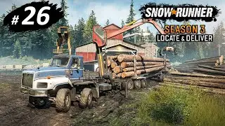 SnowRunner (Season 3: Locate & Deliver) - #26 - Блэк Бэджер Лейк - Бумажная фабрика, участок 