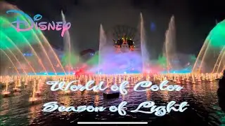 World of Color Season of Light Intro - Disney California Adventure