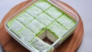 This Made Coconut Milk Turns Out Tasty And Very Soft, A Simple Dessert Without Oven