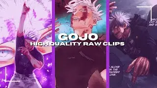 Gojo Raw High Quality Clips For Editing