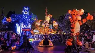 A Front Row Seat! Paint the Night Parade 4K 60fps Full Show | Disneyland
