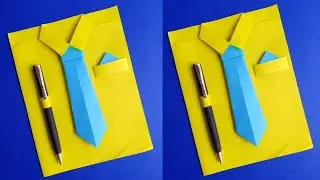 DIY Teacher's Day Greeting Card | How To Make Easy and Beautiful Greeting Card 💙
