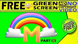 alphabet a to z #2 a b c d  A to Z  alphabet  A B C D  Green screen a to z    