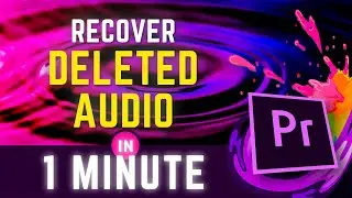 How To Recover Deleted Audio In Premiere Pro