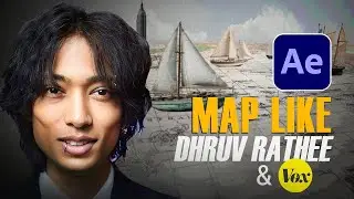 How to : Map Animation - PART 2 | Like ​⁠@dhruvrathee ​⁠@Vox @NitishRajput | Editing Tutorial