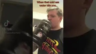 When that cold ass water hits you: 🥵