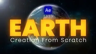 Creating a Planet Earth in After Effects 2023 hindi