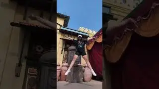 Doing the Aladdin dance @ Disney World