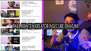 DIWAN MAKAN BAKSO REACT - KONTEN CREATOR INSECURE