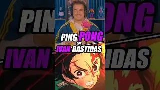 PING PONG CON IVÁN BASTIDAS (La voz de TANJIRO KAMADO) #anime #kimetsunoyaiba #demonslayer