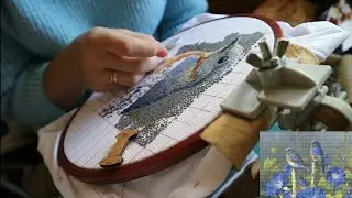 CROSS STITCH/EMBROIDERY MOTIVATION/A COUPLE OF BIRDS/ANNA ANANCHIK