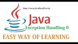 Exception Propagation by Suresh