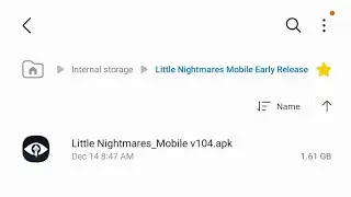 Little Nightmares Mobile Download 1.6 GB