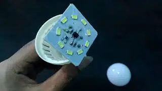 Cara Memperbaiki Bohlam Lampu LED Yang Nyala Redup / How To Repair a LED Bulb