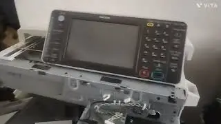 como cambiar panel en impresora ricoh MP 4002