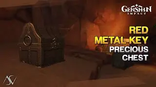 How to use Red Metal Key - Precious Chest | Genshin Impact
