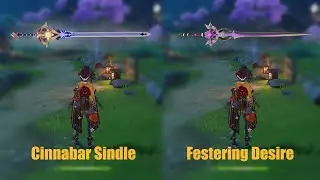 Chiori Cinnabar Spindle Vs Festering Desire || Genshin Impact