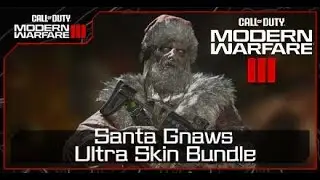 COD MW3 Tracer Pack SANTA GNAWS Klaus Operator Skin Hard Unlocked PS XBOX PC - Ultra Rare