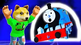 Drive Roblox Thomas Train Into Black Hole!