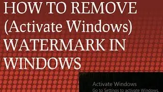 How to remove 