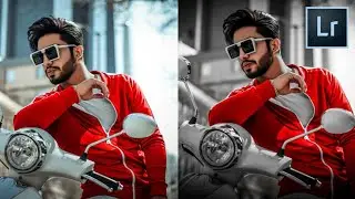 Lightroom Photo Editing|Black with Red|Lightroom photo editing tutorial in tamil