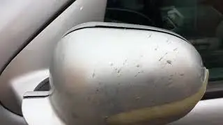 Mercedes benz w163 ML 350 Ml 5.5 amg how to change mirror cover, замена кожуха зеркал заднего вида