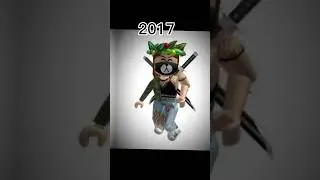 ROBLOX AVATARS THOUGHOUT THE YEARS!#shorts (not mine)!