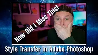 Using Style Transfer in Adobe Photoshop.