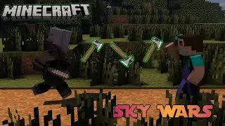 PLAYING MINERAFT SKYWARS / BLOCKSMC / MUSTANG GT GAMER