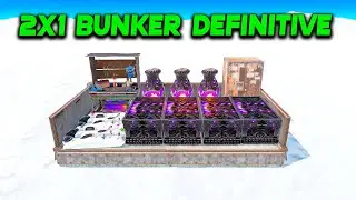 DEFINITIVE 2X1 BUNKER In Rust 2024 | Rust Building